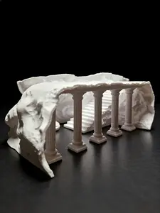 3D Printed Palace Castle Fish Cave, Aquarium Decor for Fighting Fish, Peacock Fish, Small Fish, Perfect Gift for Fish Lovers