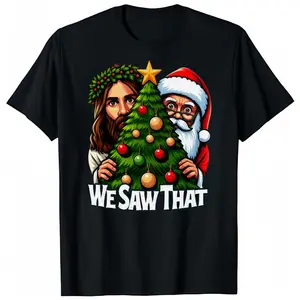 NewMerry Christmas Tshirt Crew Neck(T)