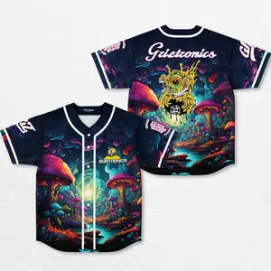 GRIZtronics Baseball Jersey, EDM Festival Music Shirt Unisex