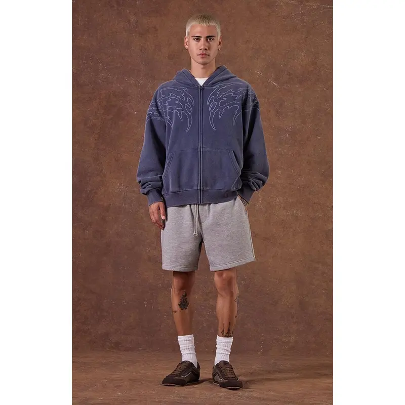 Pacsun Men's Fleece Grey Sweat Shorts