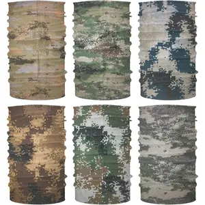 6 Pack Neck Gaiters Tube UV Face Mask Bandana Balaclava Shiesty Magic Scarf Headwear Headbands Wraps for women