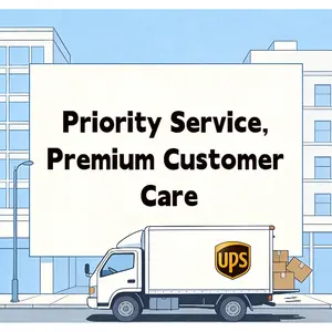 Priority service, priority shipping Black T