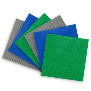 Classic Base Plate, 6 Counts/set 32*32 Dots Building Block Plastic Board, Construction Toys, Puzzle Toys, Creative Building Block Ornaments, Building Blocks Model