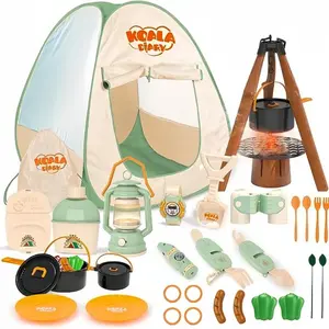 Outdoor Camping Adventure Role-playing Toy Set, 1 Set Outdoor Adventure Toy Set, Outdoor Interactive Props, Funny Birthday Gifts, Play Tent