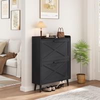 2 Drawers,Black