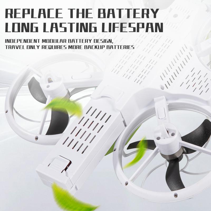 LED Light Stunt RC Quadcopter, Beginner-Friendly Drone Toy, Durable Remote Control Airplane, Perfect for Outdoor Entertainment and Gifting