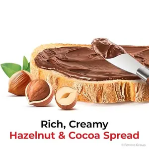 Nutella Hazelnut Spread With Cocoa For Breakfast, 26.5 Oz Jar
