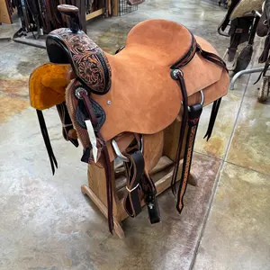 R Bar B Summit Series Ranch Cutter Saddle, 16" Seat