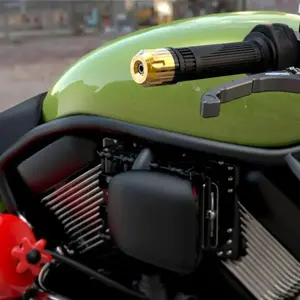 Motorcycle Handlebar End Plugs, Aluminum Alloy Material for Easy Installation, Durable Shock-Resistant Design, Universal Fit for Dirt Bikes and Motorcycles, Perfect Gift for Motorcycle Enthusiasts