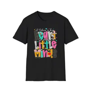 Heart Little Minds Unisex Softstyle T-Shirt,  Bright & Playful Design