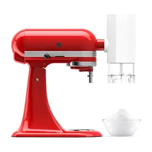 Shave Ice Attachment for  Stand Mixer, Snow Cone Shaved Ice Machine, with Coarse and Fine , 8 Ice Molds