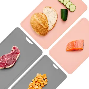 BTH 4MM TPU Cutting Board – Korean Scratch-Resistant and Lightweight Cutting Boards for Kitchen | Strong resistant to Knives marks compared to Traditional Wood and Bamboo cutting boards  | 100% BPA-Free Plastic Cutting Board  | Protect Knife blade