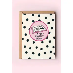 A New Chapter Begins Greeting Card