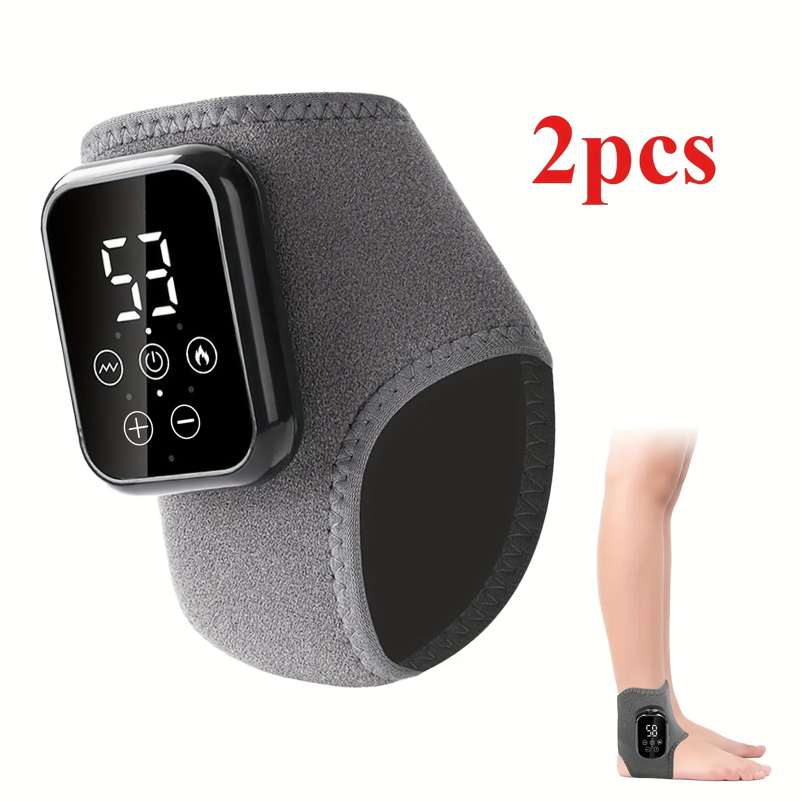 Foot heating pad with vibration mode and adjustable levels, helps relieve foot fatigue; suitable as a gift for seniors.