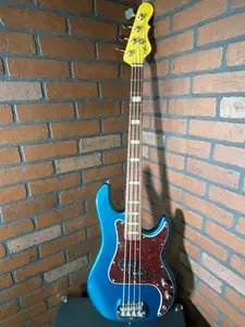 G&L Tribute LB-100 P Bass Guitar - Emerald Blue