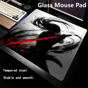 Control Type Glass Mouse Pad Professional Fps Gaming Smooth Feel, High-Quality Precision Control Surface, Durable Build, Ideal for Gamers & PC Users