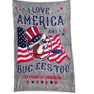 Buc-ee's Patriotic Independence Day Blanket