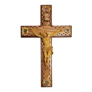 Olive Wood Cross from the Holy Land