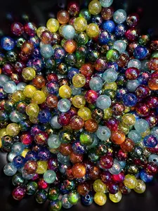 20 Pcs High-Quality 12mm Cat Eye Beads for DIY Jewelry Making in Mixed Colors