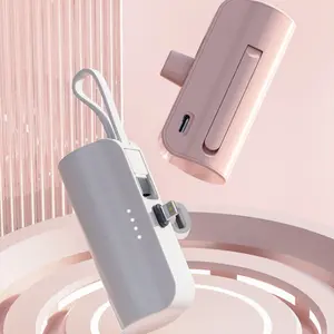 Ultra-Light Mini Portable Charger, 3000mah Lithium-Ion Battery Pack for iOS & Android Devices, Wireless Charging Compatible