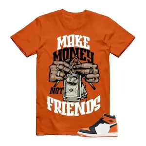 1 Shattered Backboard Shirt for Men, Orange Shirt matching Jordan 1 Shattered Backboard, Fashion Clothes, Casual Everyday Wear, Menswear