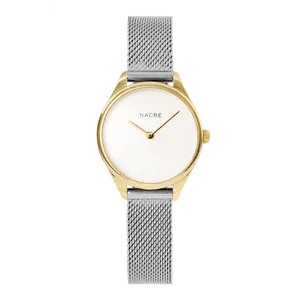 Mini Lune - Gold - Stainless Steel Mesh