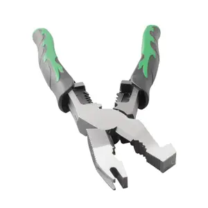 Heavy Duty 10-in-1 Wire Stripper with Voltage Tester, Multi-Function Electrician Tool for Wire Cutting, Stripping, Crimping, and Electrical Testing for Home & Professional Use