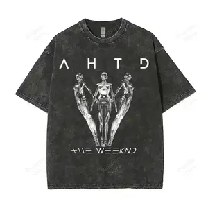 AHTD Chrome Robot Shirt – After Hours Til Dawn Tour Tee, Abel Tesfaye Retro Cyber Merch