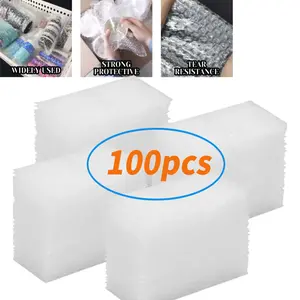 100Packs 6x8 Inch Bubble Pouches Wrap Cushioning Out Packaging Bags, Double-Side Premium Small Bubble Out Pouch for Moving, Shipping, and Storage