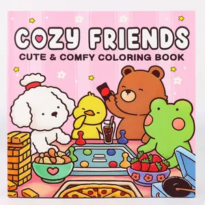 Friendship Theme Coloring Book, Perfect Gift for School, Halloween, Christmas, Mother's Day, Easter, Hb-001 Model, Warm Art Companion
