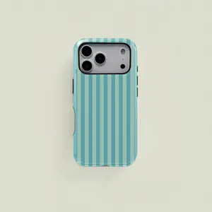 Striped Pattern Background Print Phone Case, Durable Two-In-One Protection, Fits iPhone 17 16 15 14 13 12 Pro Max, Samsung Galaxy Series