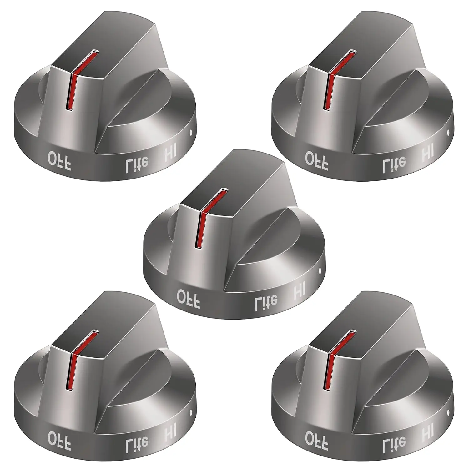 DG94-03500A/Z for Samsung Stove Knob DG94-03500X Fits Samsung Stove Knob Replacement Gas Range Knobs Replacement for Part 4960613 AP7032493 Compatible with NX60T8311SG/AA 5 Pack
