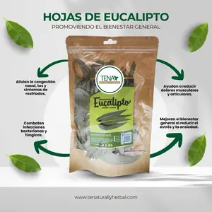 Eucalyptus Leaf Premium 4 oz Herbal Tea Bag – Supports Respiratory Comfort & Provides a Refreshing Aroma – Naturally Caffeine-Free Beverage