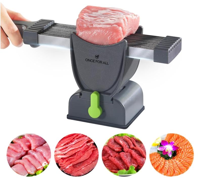【ONCE FOR ALL】 Meat Slicer Cleaver Kitchen Knife Set For Meat Slicing Shredding