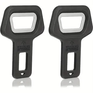 2-Piece Bottle Opener Set, Metal Lid Opener with Plastic Surface Protection Layer, Portable Beer Opener for Bartenders Home Restaurant Gifts, Home Bar Accessories, Side Bottle Opener