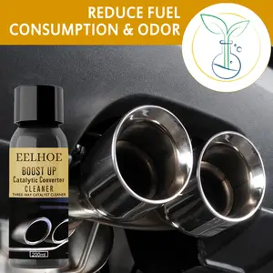 3-Way Catalytic Converter Cleaner - No-Disassembly Car Engine Interior Cleaner, Exhaust Carbon Buildup Remover