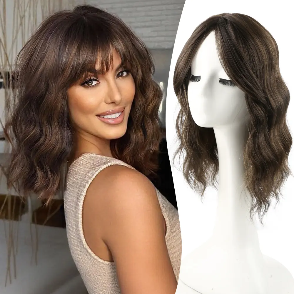 Auvzy 12 Inch Hair Toppers for Women with Thining hair 360  display picture 2