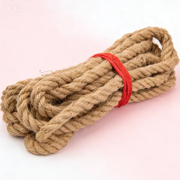 Natural Jute Twisted Manila Rope - 0.5in Diameter, 20ft Long, 242lbs Capacity, Flexible for DIY Projects, Home Decor, Cat Scratching Posts | Durable Reusable Tools & Hardware Rope