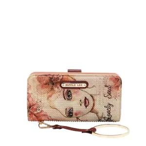 NL SIGNATURE BIFOLD WALLET WRISTLET