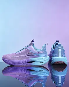 New Spring Couples' Running Sneakers,Comfortable Soft Thick Sole with BreathableMesh Upper and Non-Slip Outsole