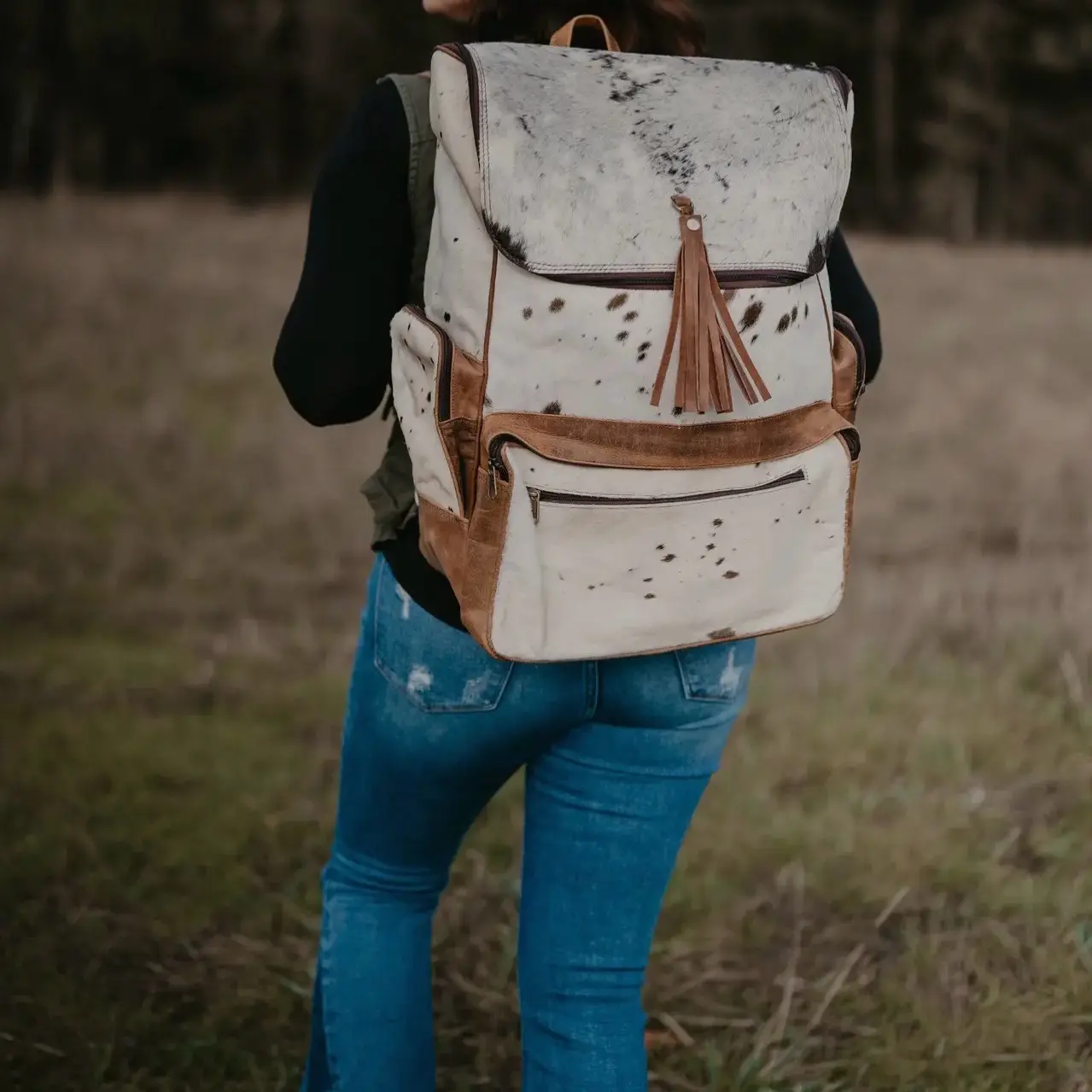Stowaway Cowhide Pack - Exact Hide