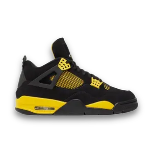 537599 Air Jordan 4 Retro Yellow & Black 'Thunder' 2023