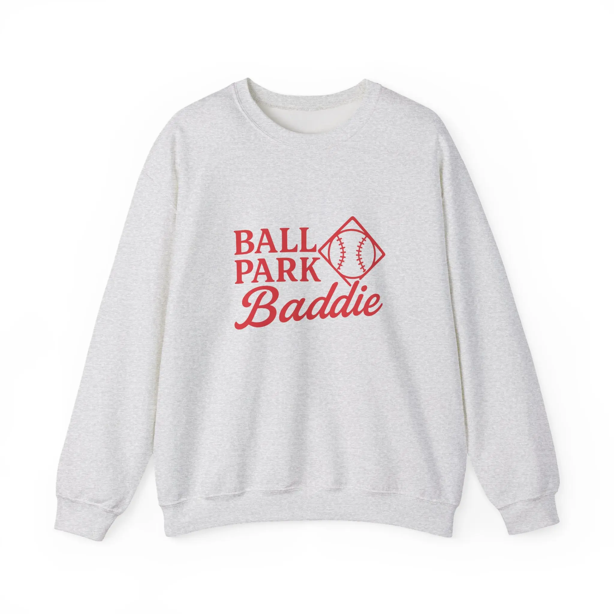 Baseball Baddies Crewneck Sweatshirt - Sporty Jock Game Day Gift, Unisex Ball Park Apparel, Soft Cotton Pullover, Athletic Fan Top