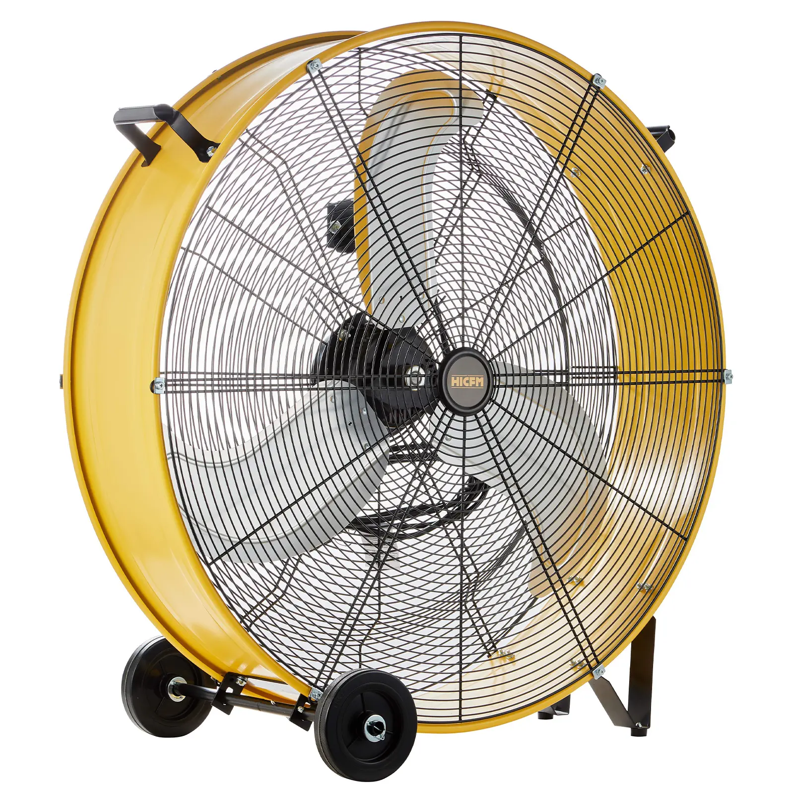 13000 CFM 30 inch Heavy Duty High Velocity Barrel Floor Drum Fan With Powerful 1/3 HP Motor, UL Safety Listed