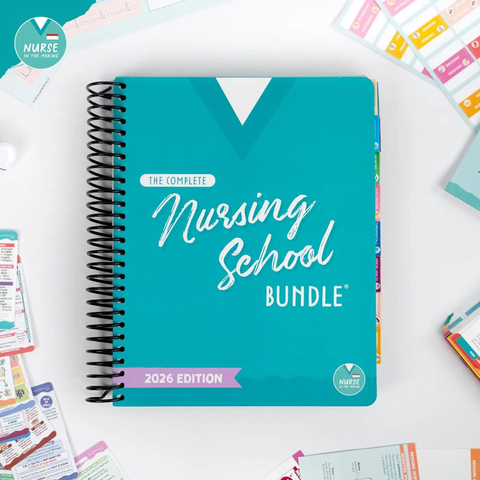 The Complete Nursing School Bundle Spiral Bound