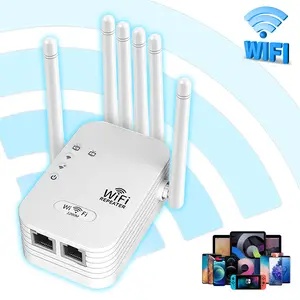 2026 WiFi Range Extender Signal Booster,Internet Extender for whole home,AC1200Mbps,Dual-Band(5GHz/2.4GHz) with Repeater Mode and AP Mode,Low Latency,High Speed, Covers up to 3000 Sq.ft and 50+ Devices