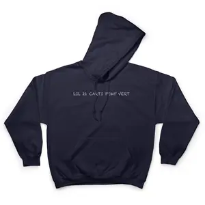 "Lil 21 Carti Pump Vert" Cotton Pullover Long Sleeve Hoodie