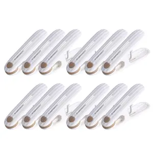 12Pcs Clothes Pegs Dry Quilt Single Clothespins Household Cotton Quilt Hanger Fixed Large Windproof Clip Clothes Quilt Organizer Hanging