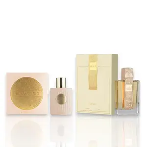 Khadlaj Perfumes | Cream Velvet + Angham | Eau De Parfum | Unisex Fragrance | 100 ML - 3.4 oz | Caramel - Honey & Vanilla Notes