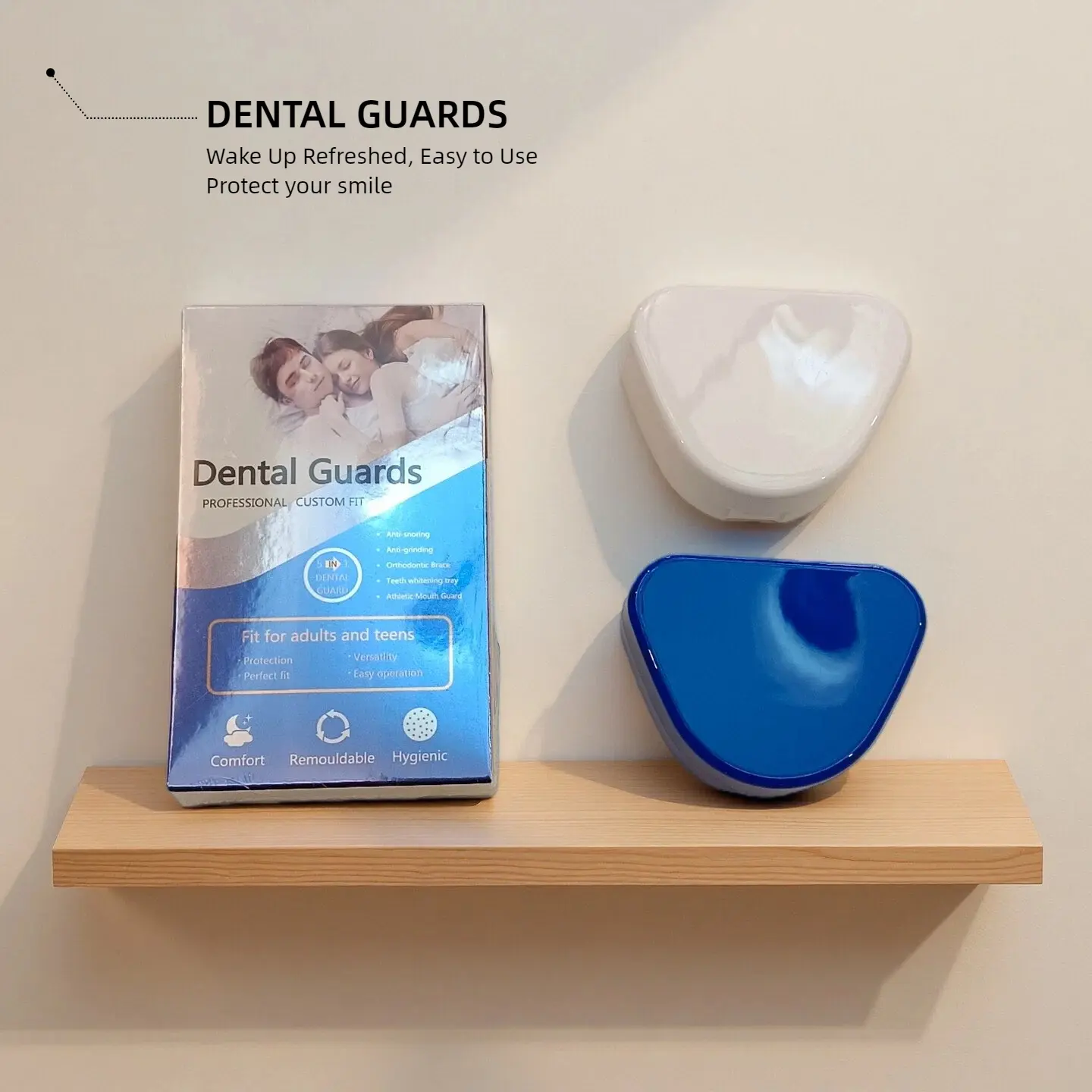 DENTALGUARDS Professional Custom Fit Dental Guards for Adults & Teens Comfortable Removable Hygienic Ideal for Daily Dental Care teeth grillz Mouthpiece